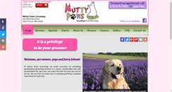 Desktop Screenshot of muttypawsgrooming.com